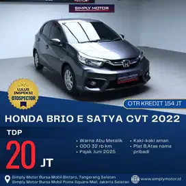 2022 Honda Brio 1.2 Satya E Hatchback