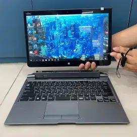 (F05) LAPTOP FUJITSU 4 JUTAAN RAM 4GB SSD LEPAS PASANG TOUCHSCREEN