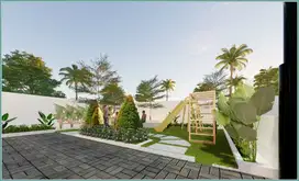 Rumah di Jogja Nuansa Villa Dekat Pasar Gamping + Taman Bermain
