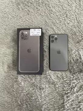 IPhone 11 Pro 256GB Midnight Gray mulus Fullset BH 90% Permanent