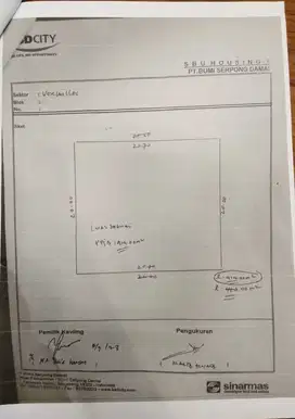 TANAH KAVLING VERSAILES BSD LOKASI STRATEGIS DEKAT TOL