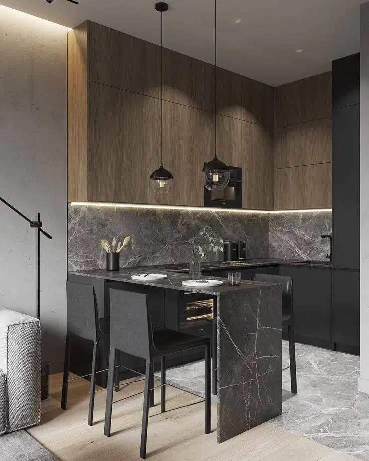 Custom Interior Kitchen Set, Backdrop TV, Lemari, Wardrobe, Kitchenset