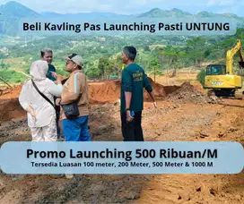 Tanah Kavling Vila SHM di Puncak Dua Bogor Hanya 680 ribu/Meter
