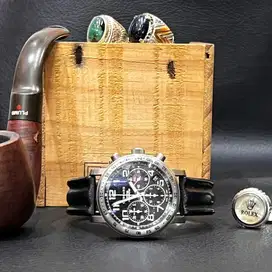 Chopard chronograph titanium carbon dial