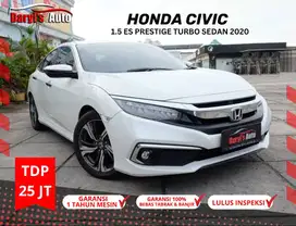 2020 Honda Civic 1.5 ES Prestige Turbo Tdp25jt