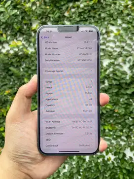 iPhone 14 Plus 128gb all operator (bukan 13, bukan 15)