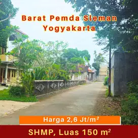 Tanah Barat Pemda Sleman Yogyakarta Siap AJB Notaris SHM Pekarangan
