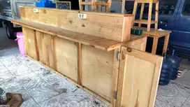 Meja bar warkop set
