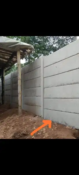 Pagar Beton 240cm (6 susun)