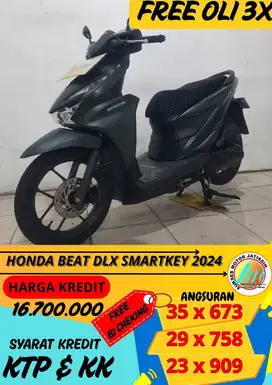 HONDA BEAT DLX SMARTKEY 2024 bisa cash dan kredit