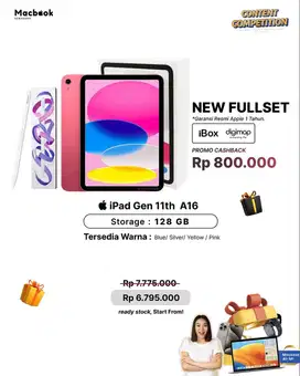 iPad Gen 11  Storage 128 GB