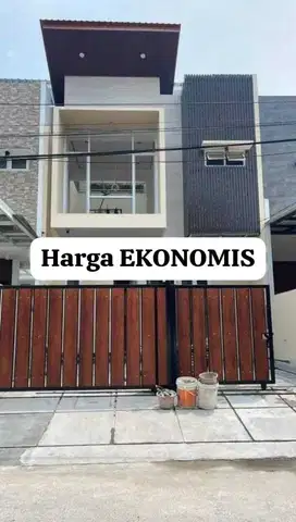 Rumah Mewah dengan 5 Kamar Full Bangunan! di Cluster Imperial Gading