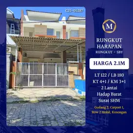 Rumah Rungkut Harapan Surabaya Timur dkt MERR Raya Pandugo Penjaringan