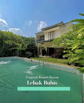 Disewakan Rumah cantik private & tenang dekat MRT Lebak Bulus