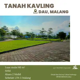 Tanah Kavling Potensial Kos-kosan Sebelah Kampus UIN 3 Malang Dau