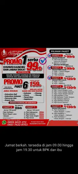 loker terapis perempuan muslimah