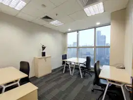 SEWA KANTOR DI JAKARTA SELATAN KUNINGAN 42M2 FURNISH 39JUTA/BLN