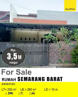 DIJUAL RUMAH DI SEMARANG BARAT A3746