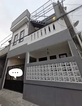 Rumah baru bagus modern minimalis 2,5 Lt akses mobil dkt Raya Condet