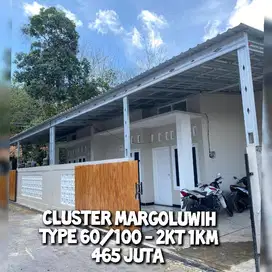 Cluster Margoluwih Rumah Minimalis utara Pasar Godean