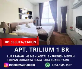 TRILIUM 1 BR‼️ Apartemen Pusat Kota Full Furnish Jalan Pemuda