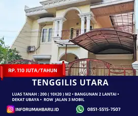 TENGGILIS UTARA Lebar 10‼️Rumah Siap Huni 2 Lantai dekat Ubaya