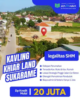 Kavling Laris Penghabisan Pinggir Jalan Utama Pulau Singkep Sukarame