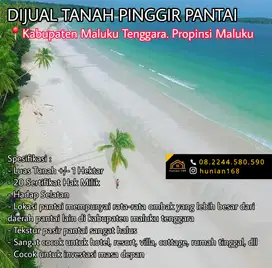 Tanah Pinggir Pantai Maluku Tenggara Barat Resort Hotel Villa Vila