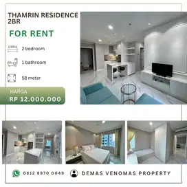 Disewakan Apartement Thamrin Residence 2 BR Full Furnished Bagus