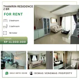 Disewakan Apartement Thamrin Residence 2BR Full Furnished View Pool