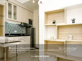Dijual Apartement Thamrin Residence 1BR Furnished Lantai Rendah