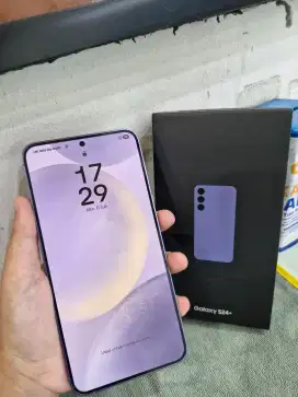 Samsung S24 plus 12/256 fulset ori likenew resmi sein