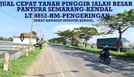 Tanah Zona Industri-HM-dekat KIK-Pinggir Raya Pantura Semarang Kendal