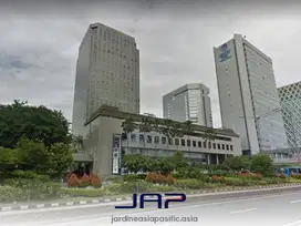 Sewa Kantor Menara Thamrin 85 M2 Partisi Dekat Mrt Bundaran Hi