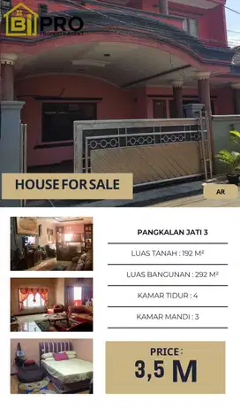 Pangkalan jati, Jakarta Timur, mewah, murah, siap huni, asri