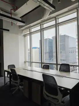 Sewa Kantor Unit Fully Furnished untuk 3 Pax di The Plaza Thamrin