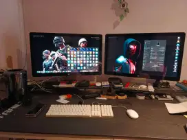 Mac Pro Tabung 6 Core XEON, Dual Apple Cinema Display 27 inc, Ram64Gb