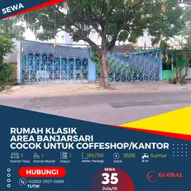 Rumah/Ruang Usaha Bangunan Jawa Klasik Cocok Untuk Kantor/Coffeshop