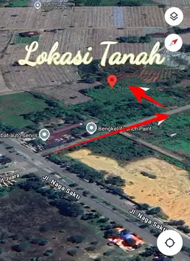 Tanah jl Naga sakti Panam 40x30m SHM