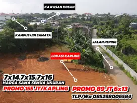 TANAH TERMURAH DEKAT KAMPUS UIN SAMATA