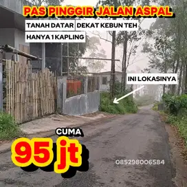 TANAH DI MALINO PAS PINGGIR JALAN ASPAL DEKAT KEBUN TEH