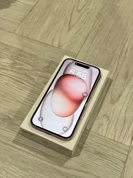 JUAL IPHONE 15 128GB PINK IBOX MULUS