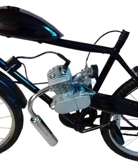 GASBIKE MESIN SEPEDA F70 80cc 2tak masih BARU gak muat di sepeda saya