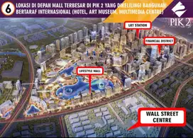 Dijual Kavling Komersil Wallstreet uk 10x45 PIK2