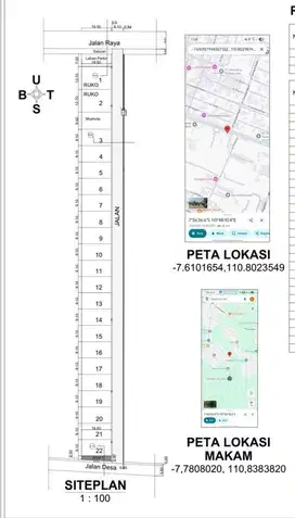 tanah kavling di soba akses mudah dekat pinggir jalan raya