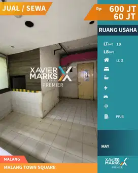 Disewakan Ruang Usaha Stand Foodcourt di Malang Town Square (MATOS)