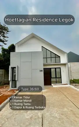 Rumah baru daerah legok byr bf 450ribu aja dekat ke BSD, Stasiun KA