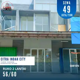 Disewakan Murah Ruko 2 Lantai Strategis Jalan Utama Citra Indah City