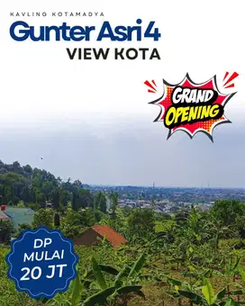 TANAH KAVLING GUNTER DI PUSAT KOTA