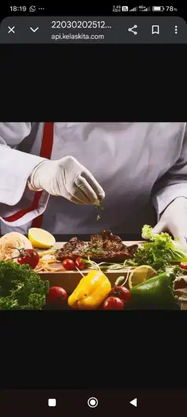 Dibutuhkan karyawan chef wanita